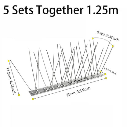 Durable Garden Bird Deterrent Spikes