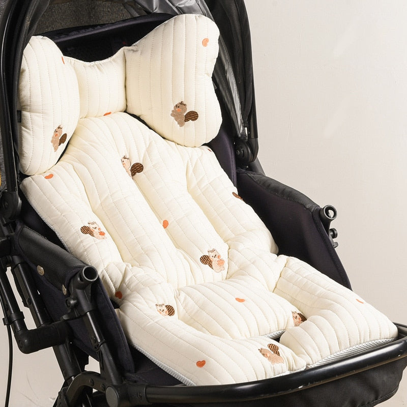 Soft Baby Stroller Pad with Cute Designs