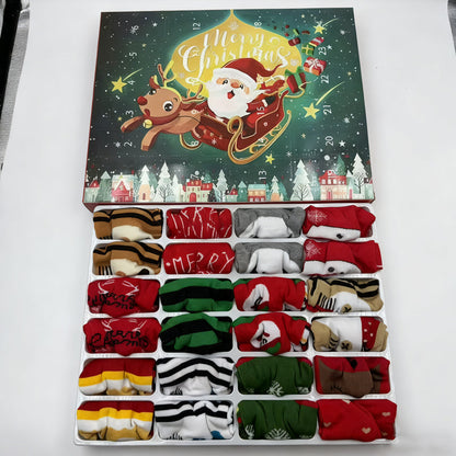 Warm Festive Holiday Socks Gift Set