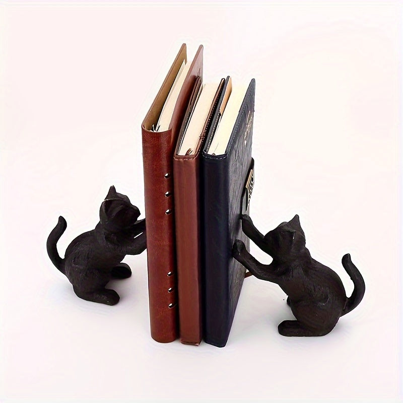 Rustic Cast Iron Book Ends with Traditional Style - Befez