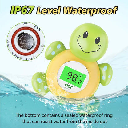 Accurate Baby Bath Digital Thermometer with Color Alert