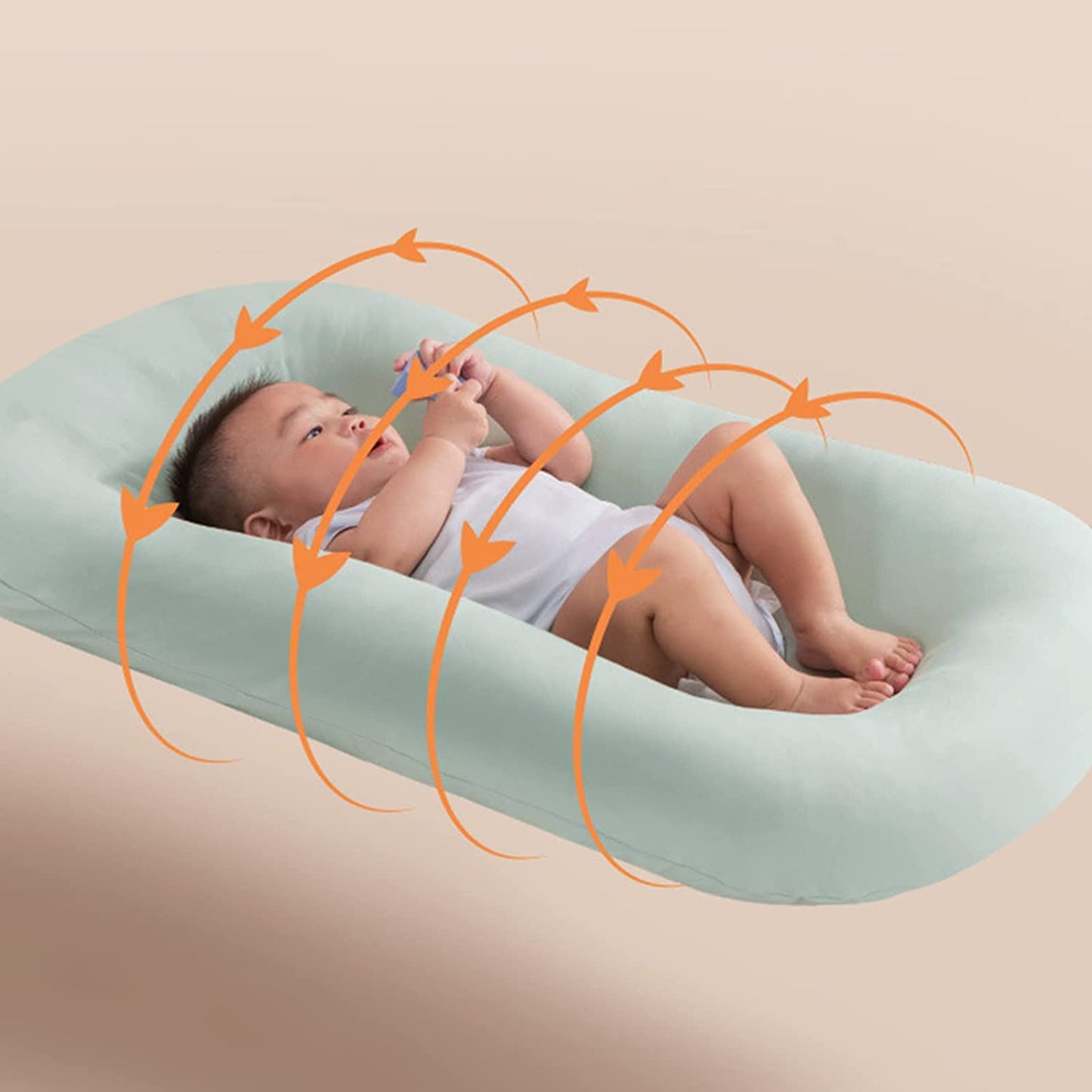 Soft Baby Bed Portable Sleeping Pad Washable Mattress
