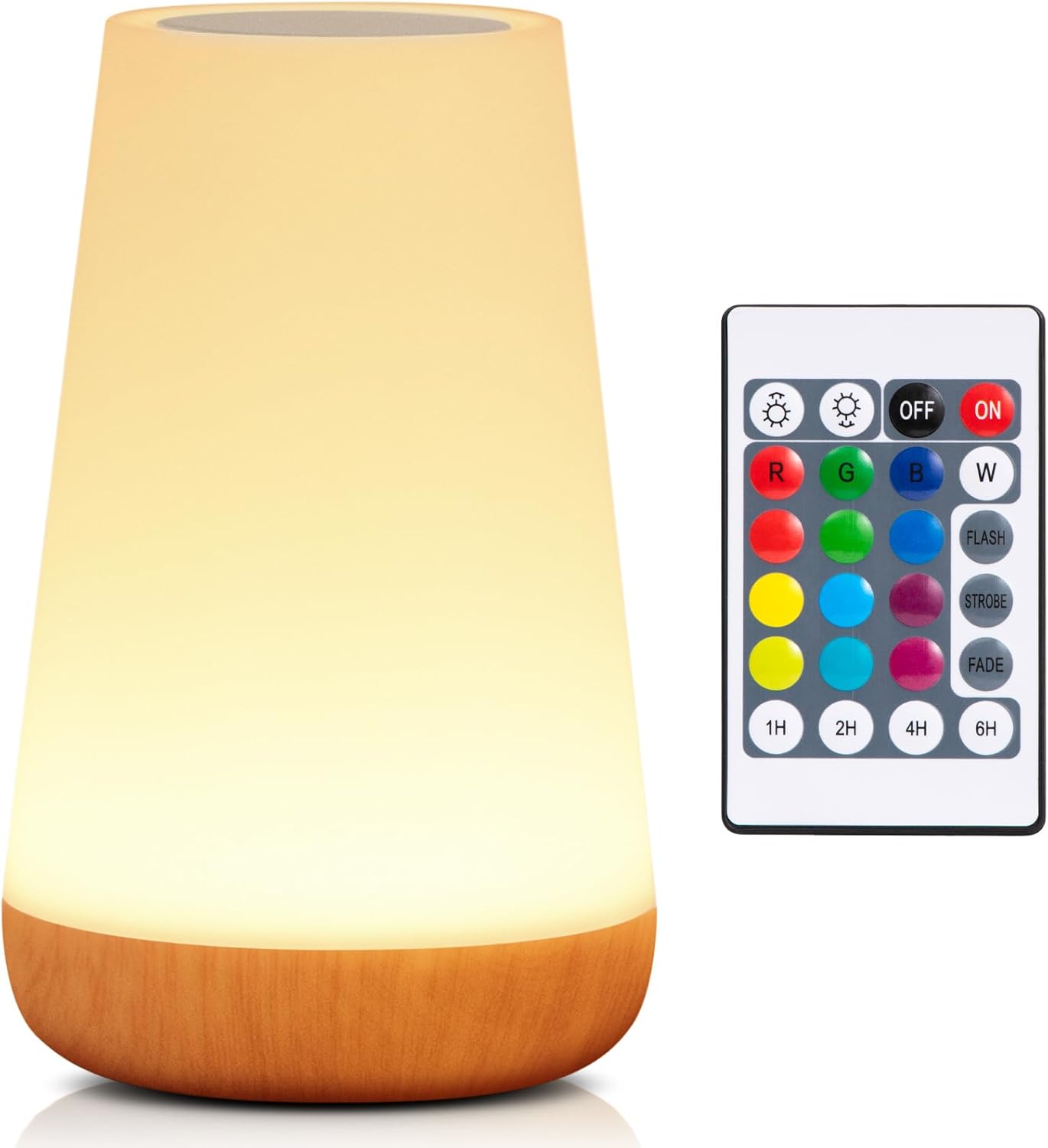 Colorful LED Touch Bedside Night Lamp