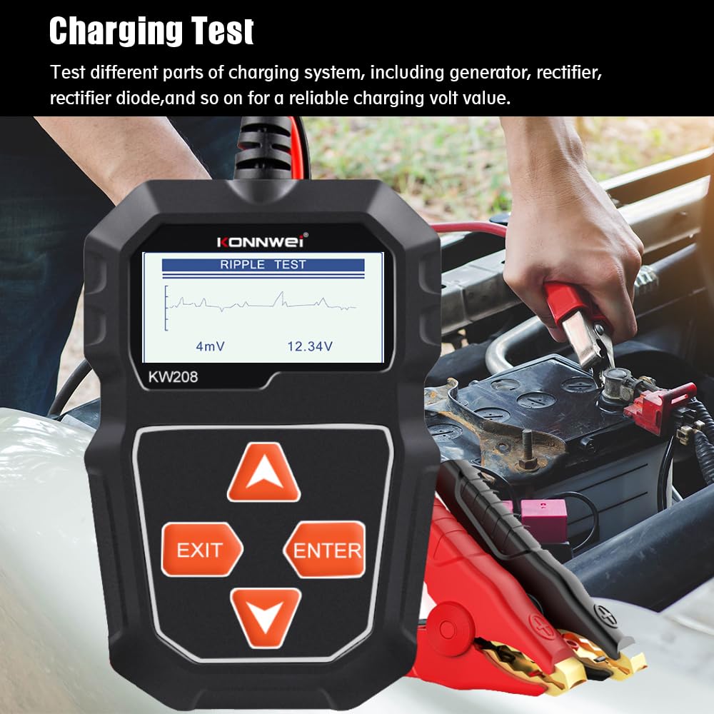 Auto Battery Voltage Tester