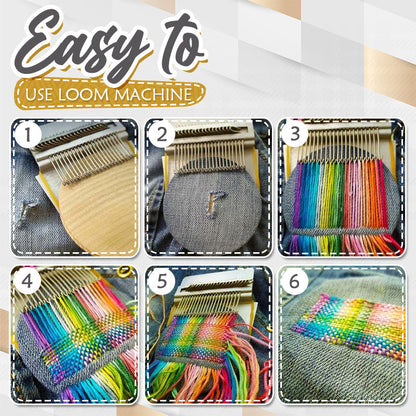 Portable Compact Weaving Loom Machine