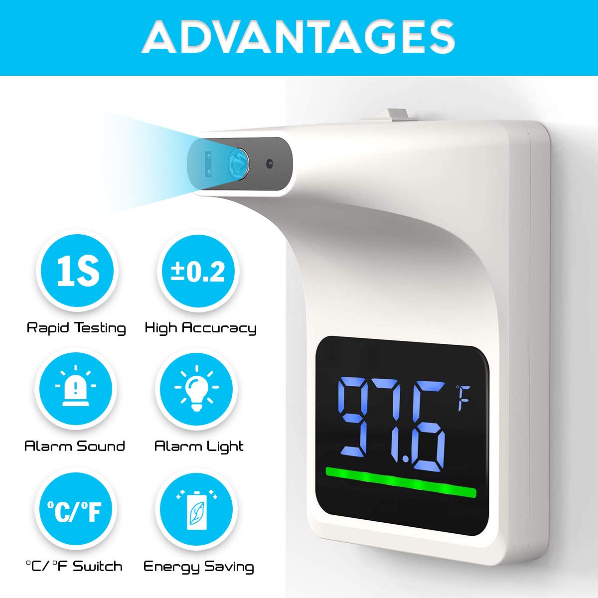 Easy Use Infrared Wall Thermometer