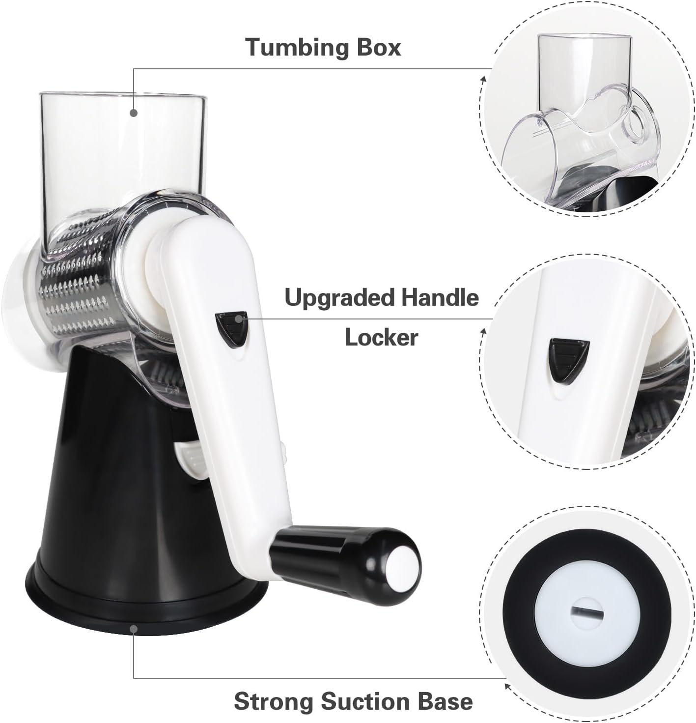 Easy Manual Cheese Vegetable Box Grater