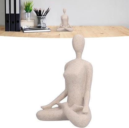 Serenity Female Yoga Figure - Elegant Home Decor Statue