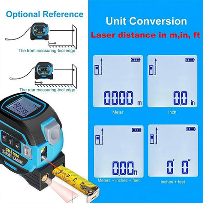 Multifunctional Digital Laser Measuring Tape 40M
