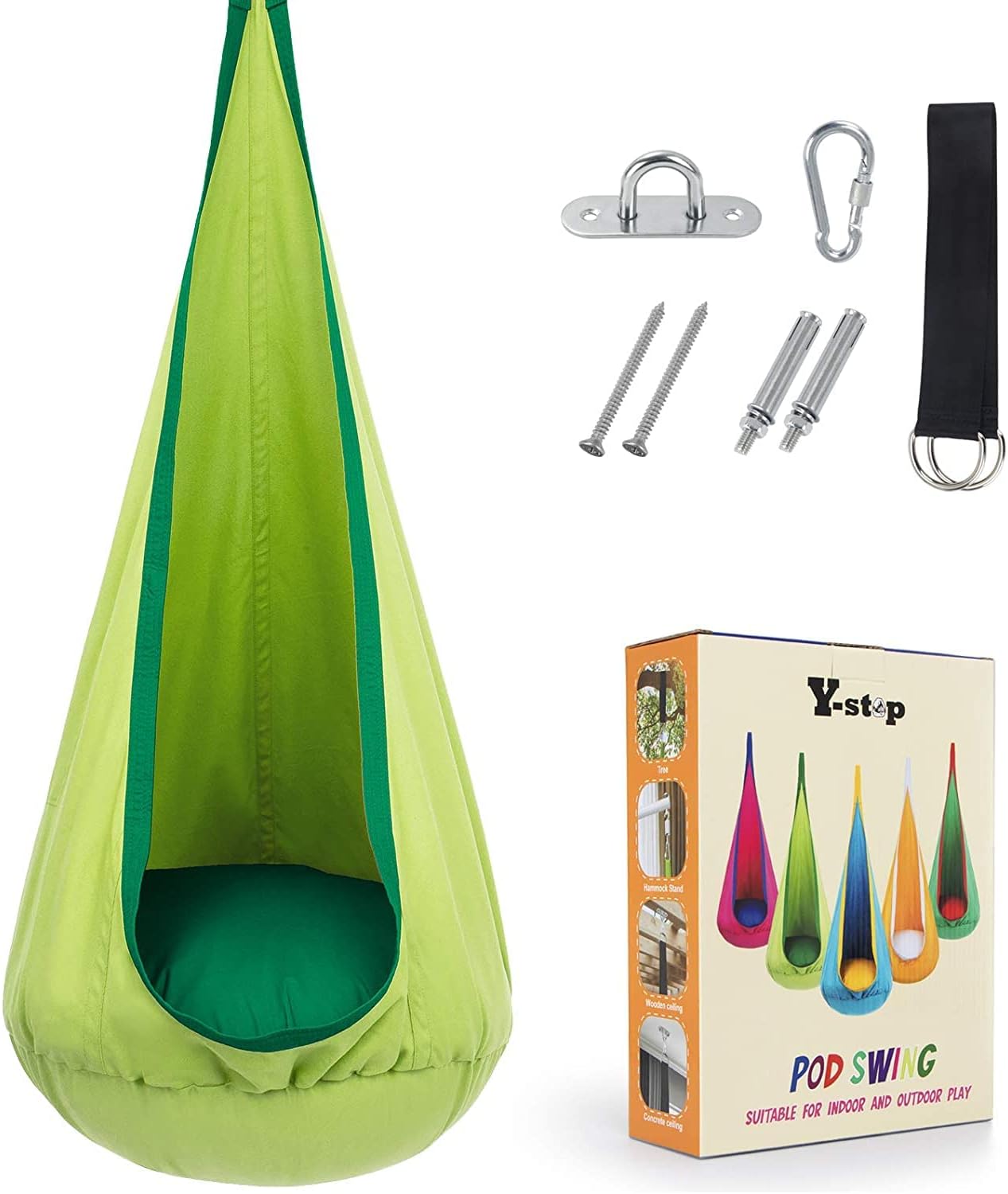Comfy Hanging Chair with Soft Cushion