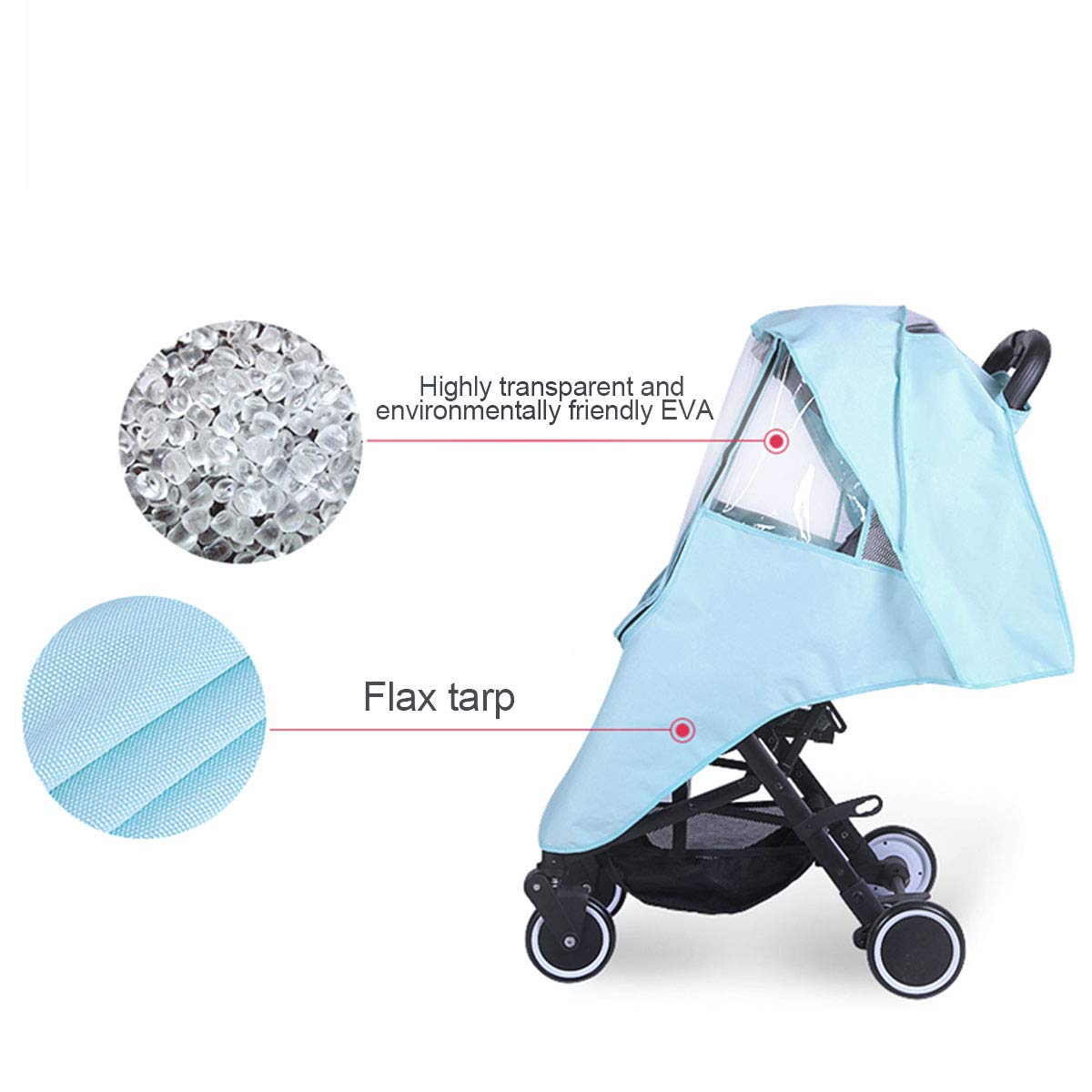 Waterproof Stroller Rain Shield