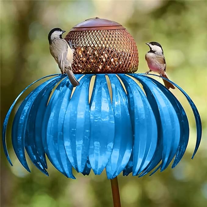 Colorful Bird Feeder with Free Flower Seeds