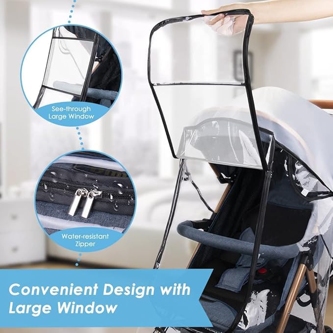 Waterproof Baby Stroller Rain Hood Cover