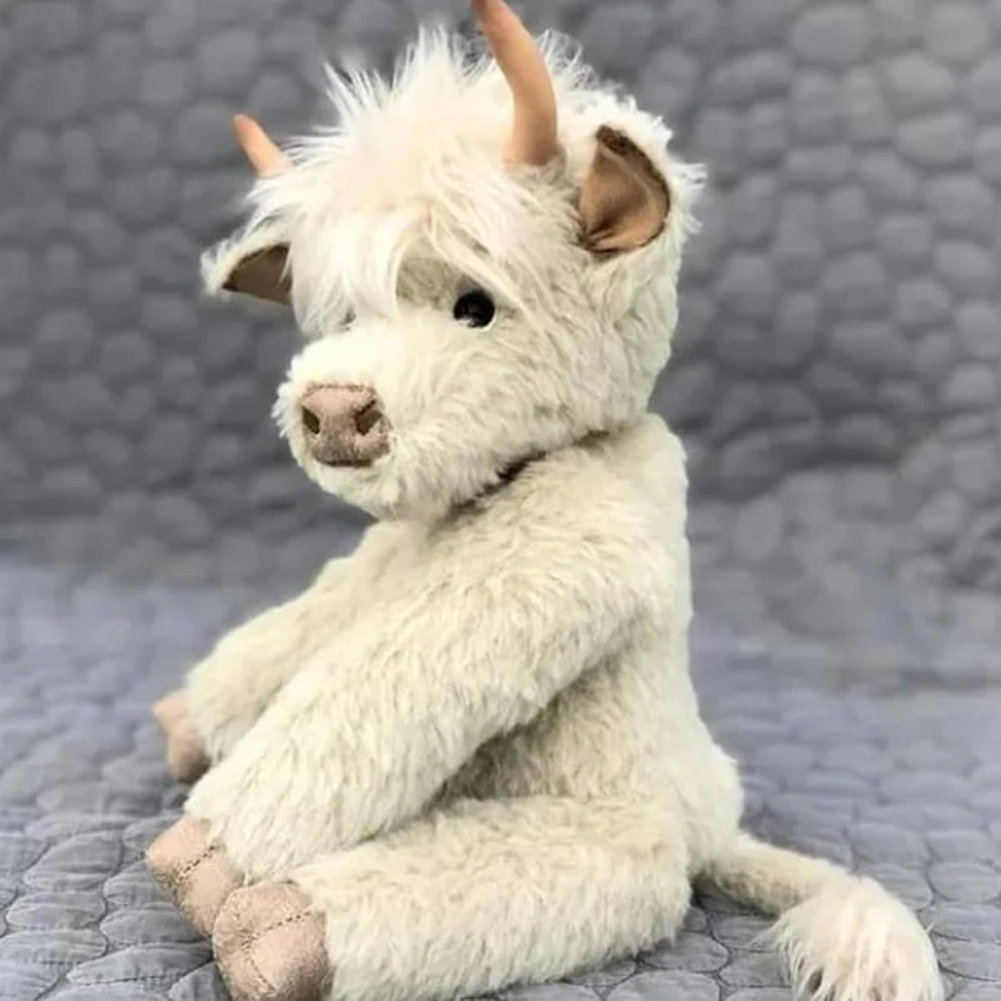 Soft Cuddly Highland Cow Stuffed Animal Toy