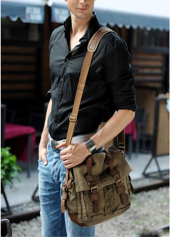 Classic Laptop Canvas Shoulder Bag