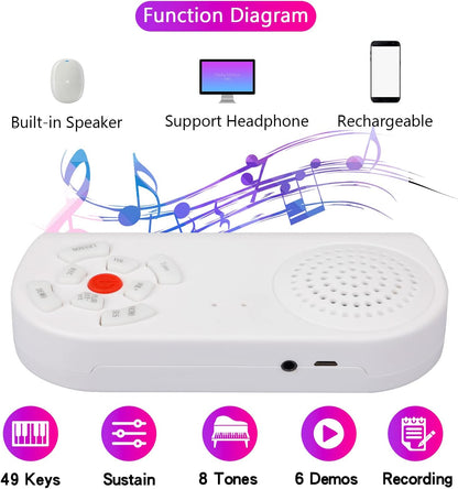 Compact Roll Up Electronic Piano Keyboard