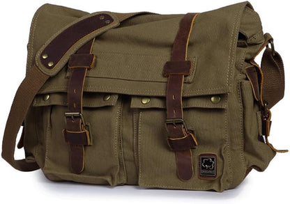 Classic Laptop Canvas Shoulder Bag