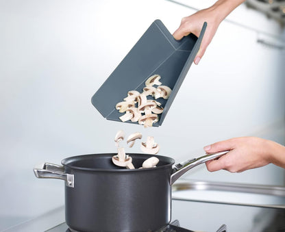Compact Folding Chopping Board with Easy Cut Surface