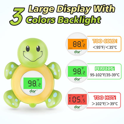 Accurate Digital Baby Bath Thermometer with Color Alert
