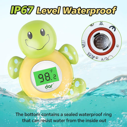 Accurate Digital Baby Bath Thermometer with Color Alert