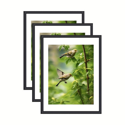 Set of 3 Modern Black Picture Frames
