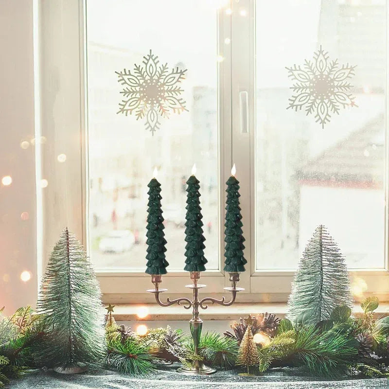 Warm LED Christmas Candles for Home Decor
