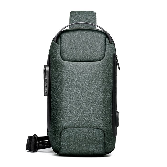 Secure Crossbody Bag with USB Charging Port