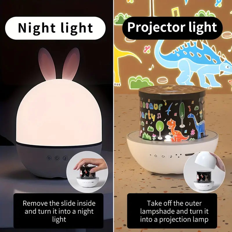 Befez | Cute Rabbit Night Light Star Projector