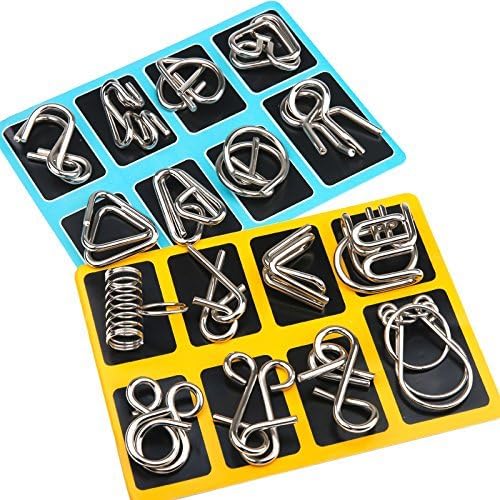Challenging Brain Teaser Metal Puzzle Game