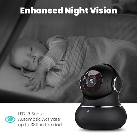 Wireless Home Surveillance Camera 360° View