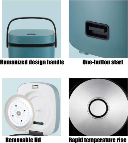 Small Electric Rice Cooker with Steam Function
