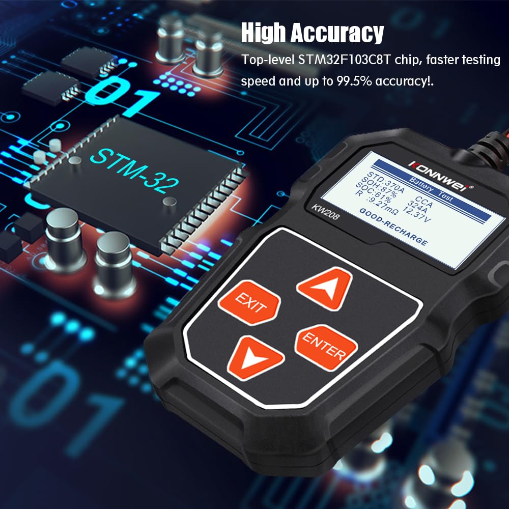 Auto Battery Voltage Tester
