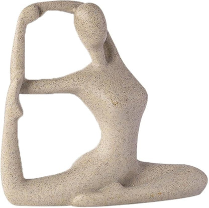 Serenity Female Yoga Figure - Elegant Home Decor Statue - Befez
