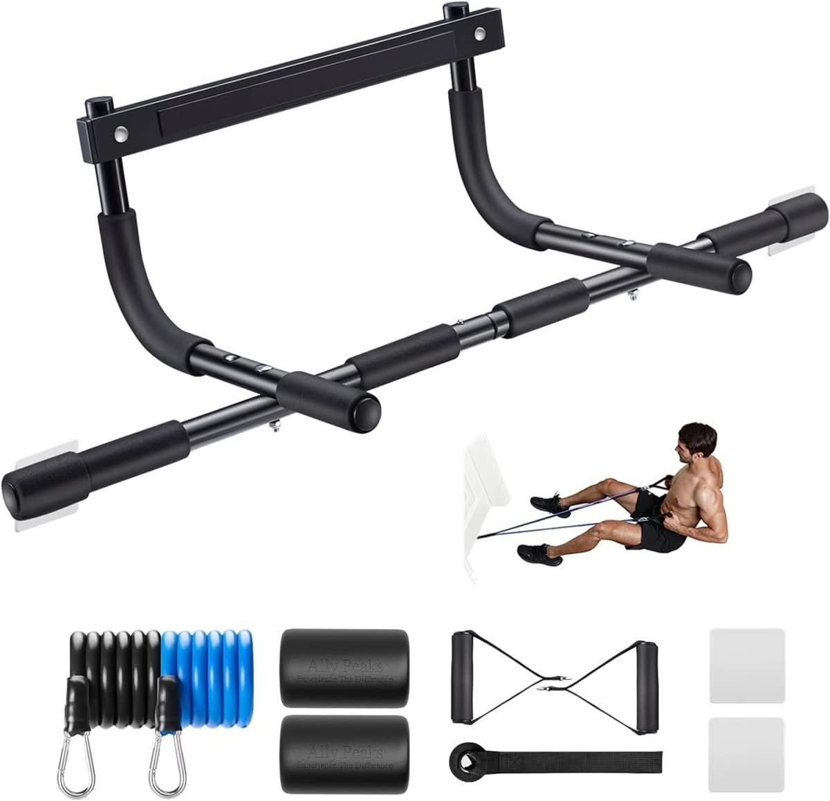 Sturdy Doorway Pull Up Bar with 200kg Weight Limit - Befez