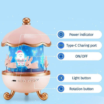 Colorful Kids Bedroom Night Light Projector