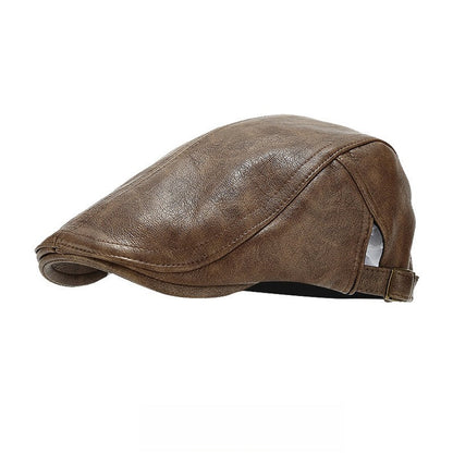 Vintage Genuine Leather Hat