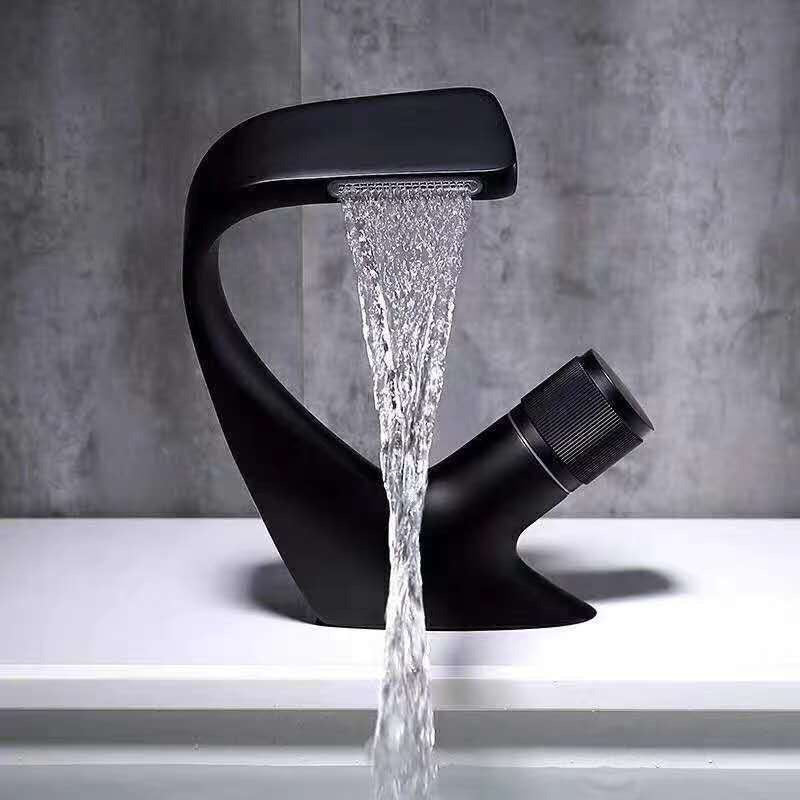 Modern Copper Kitchen Sink Faucet with Brass Handle - Befez