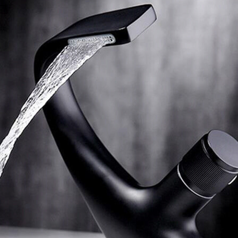 Modern Copper Kitchen Sink Faucet with Brass Handle