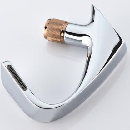 Modern Copper Kitchen Sink Faucet with Brass Handle