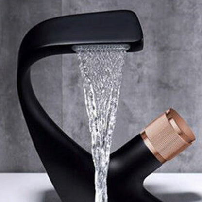 Modern Copper Kitchen Sink Faucet with Brass Handle