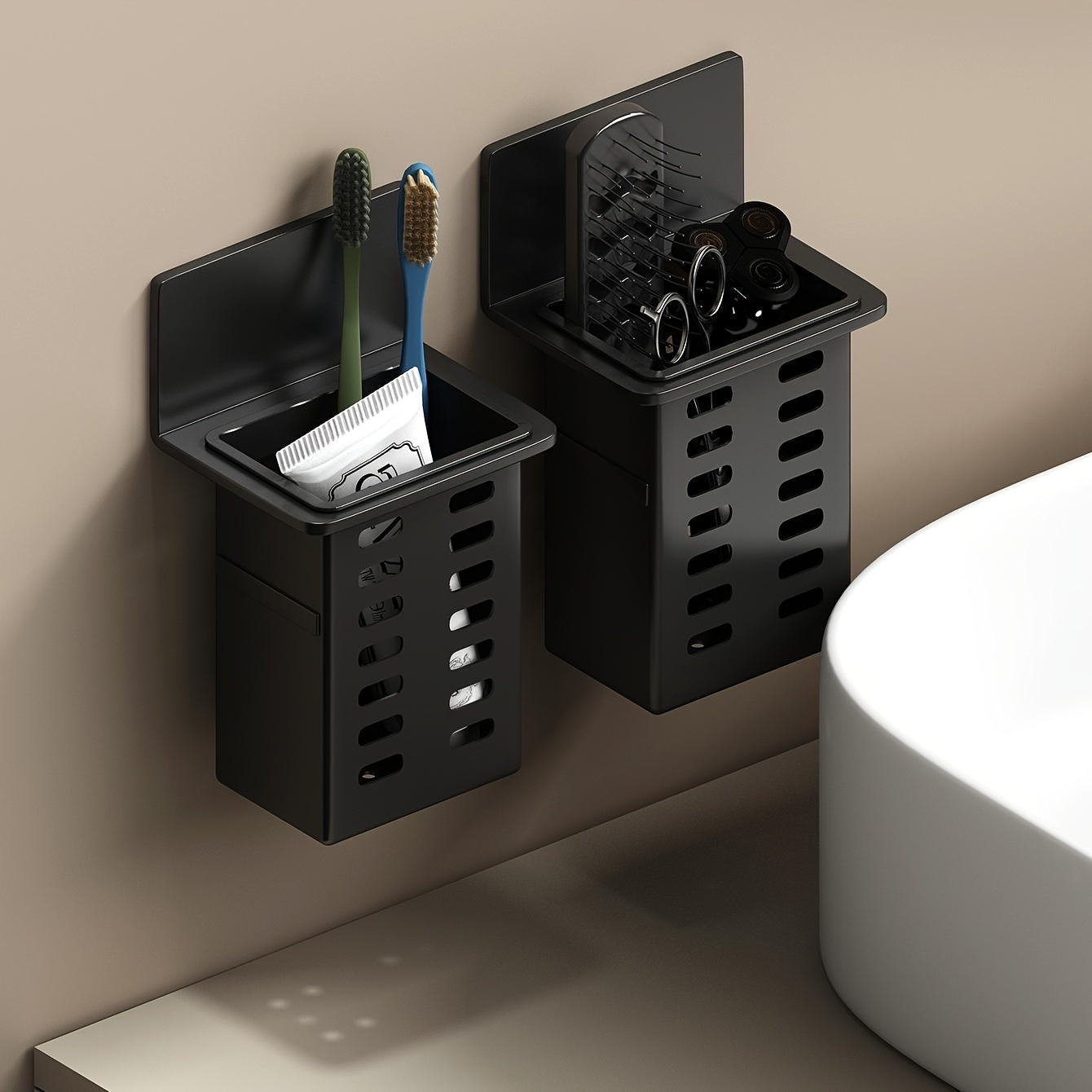 Modern Wireless Cosmetic Storage Organizer