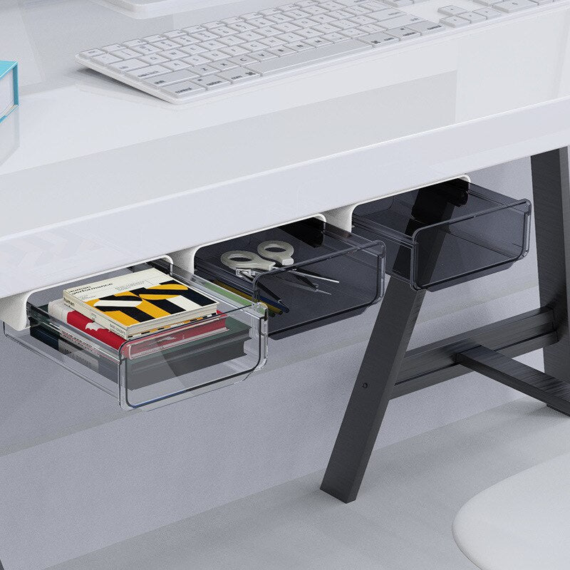 Clear Desk Adhesive Drawer Organizer