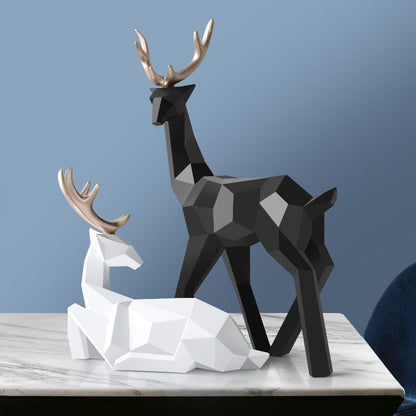 Unique Deer Sculpture Set