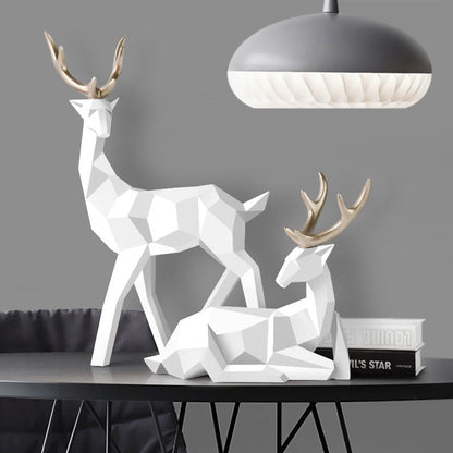 Unique Deer Sculpture Set