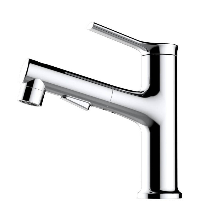 Classic Round Basin Sink Bathroom Tap Brass Finish