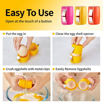Easy Egg Cracker Tool No Mess Opener - Befez