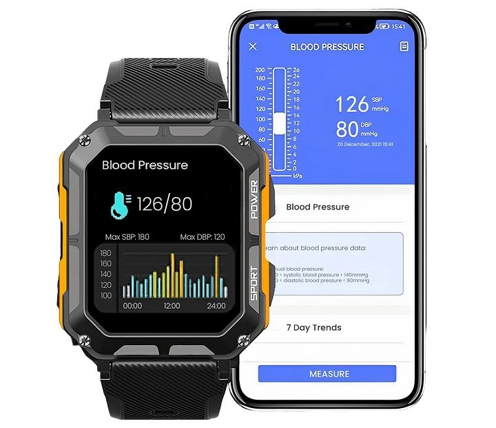 Tough Waterproof Smartwatch - Rugged and Versatile