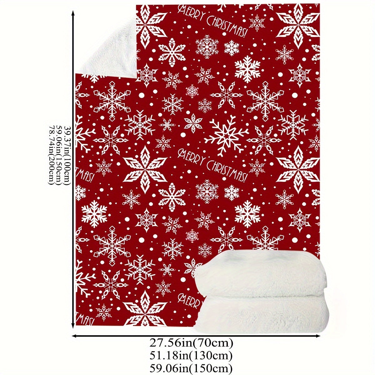 Cozy Holiday Soft Plush Christmas Blanket