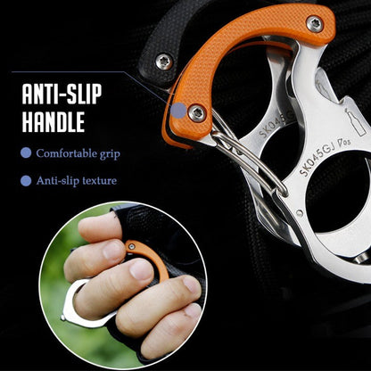 Tough Outdoor Multi-Tool Keychain Ring
