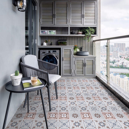 Easy Install 24 Peel and Stick Vinyl Floor Tiles